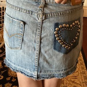 Blue jean skirt